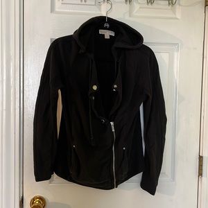 Michael Kors Zip Up Moto Hoodie